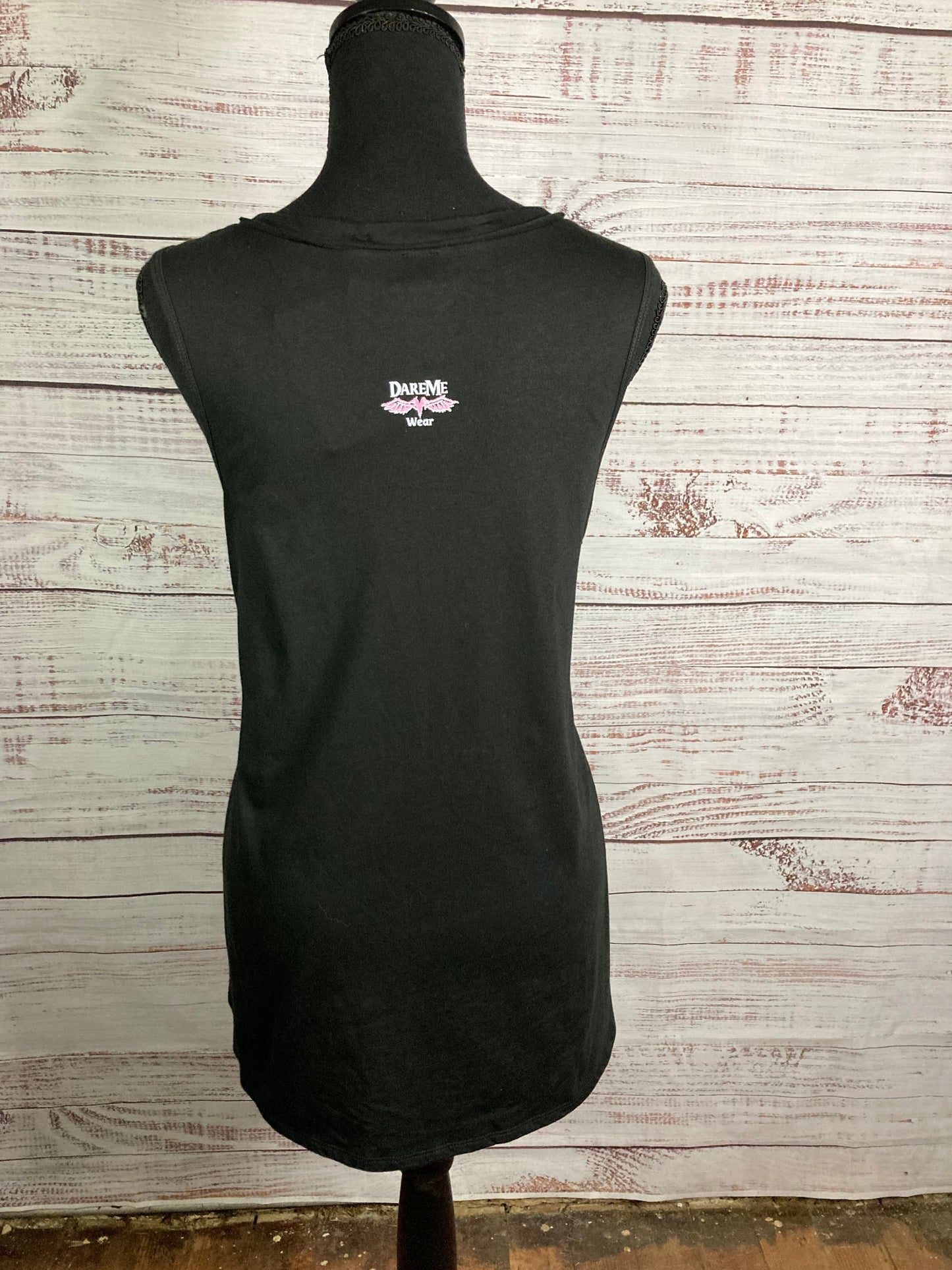 "Classy Sassy And A Bit Smart Assy" Rhinestone Graphic Sleeveless Top