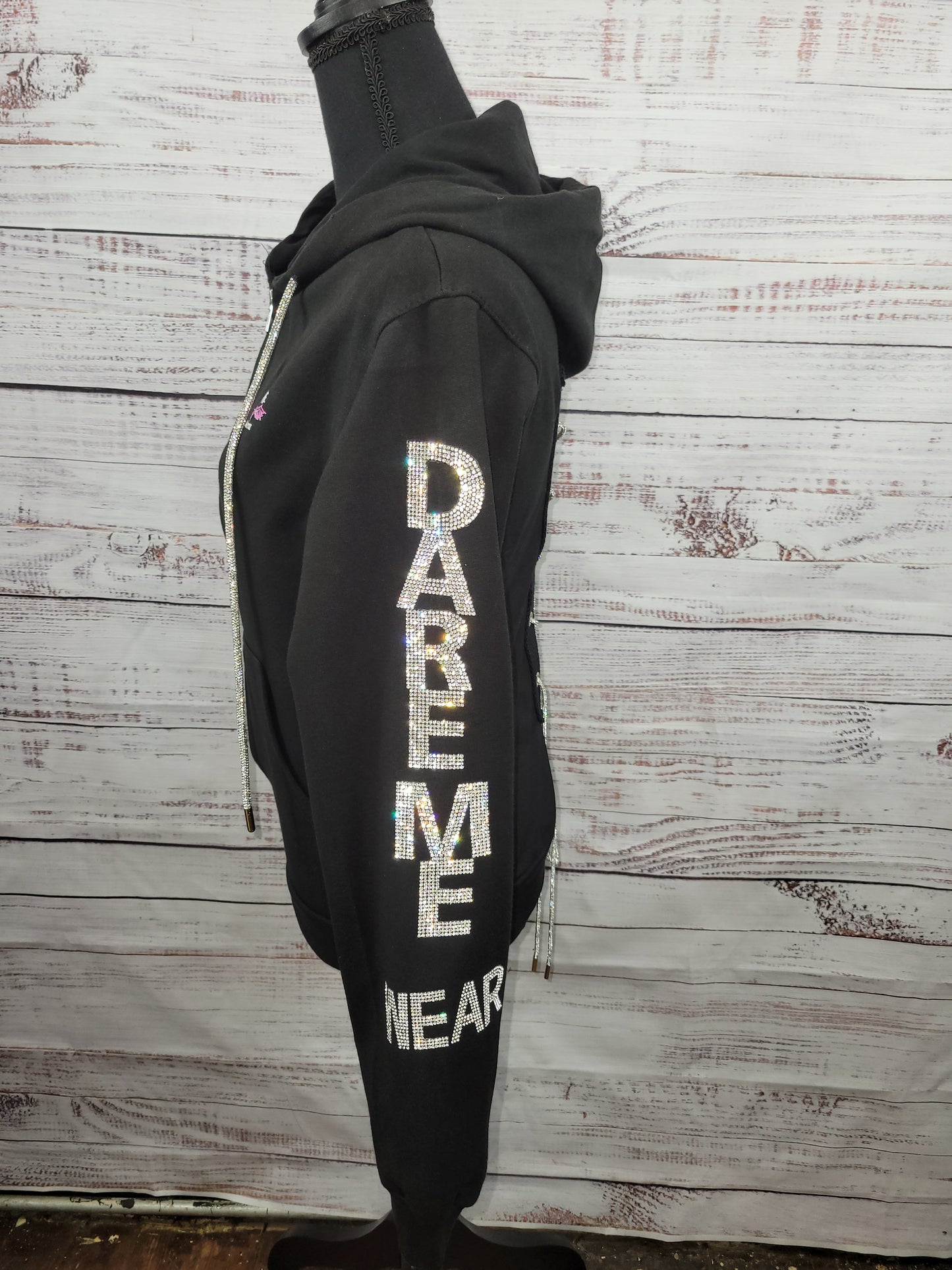 DareMe Wear Rhinestone Hoodie