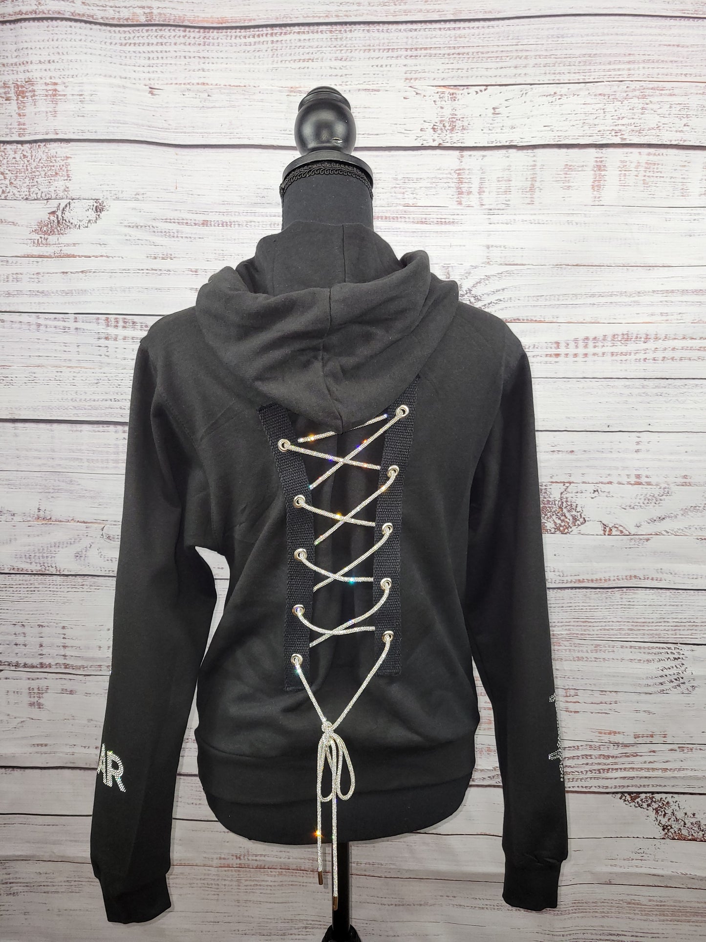 DareMe Wear Rhinestone Hoodie