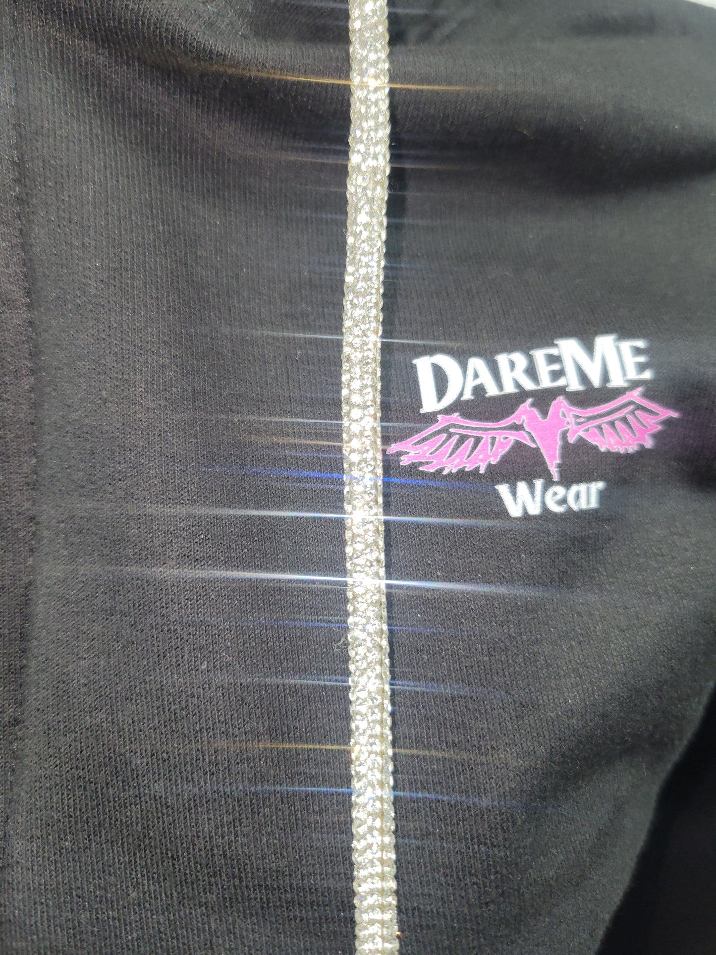 DareMe Wear Rhinestone Hoodie