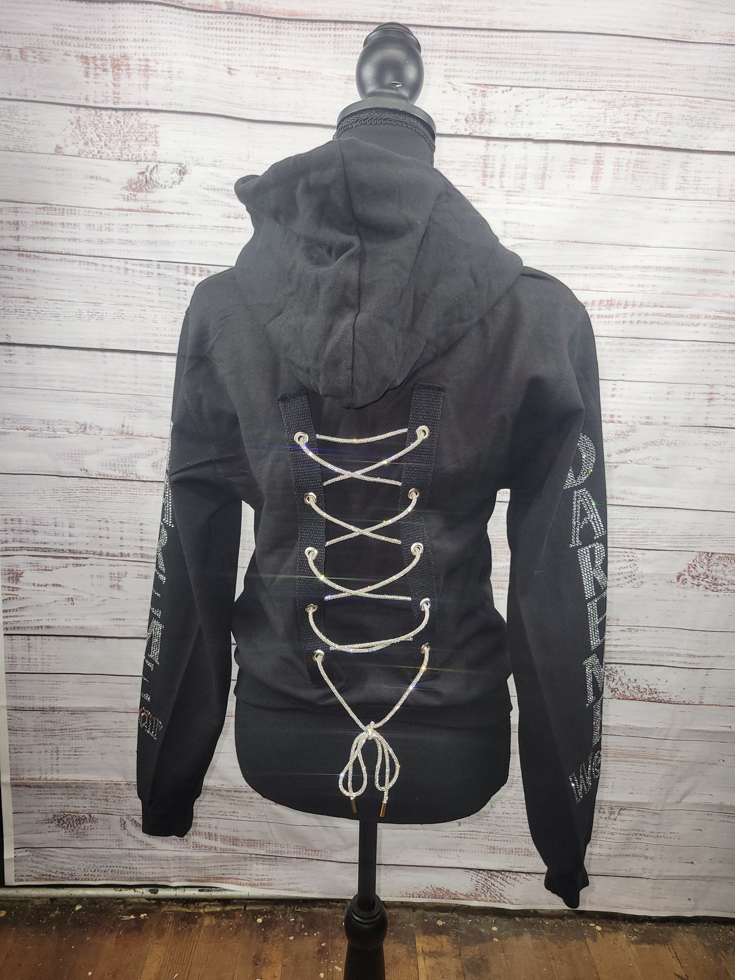 DareMe Wear Rhinestone Hoodie