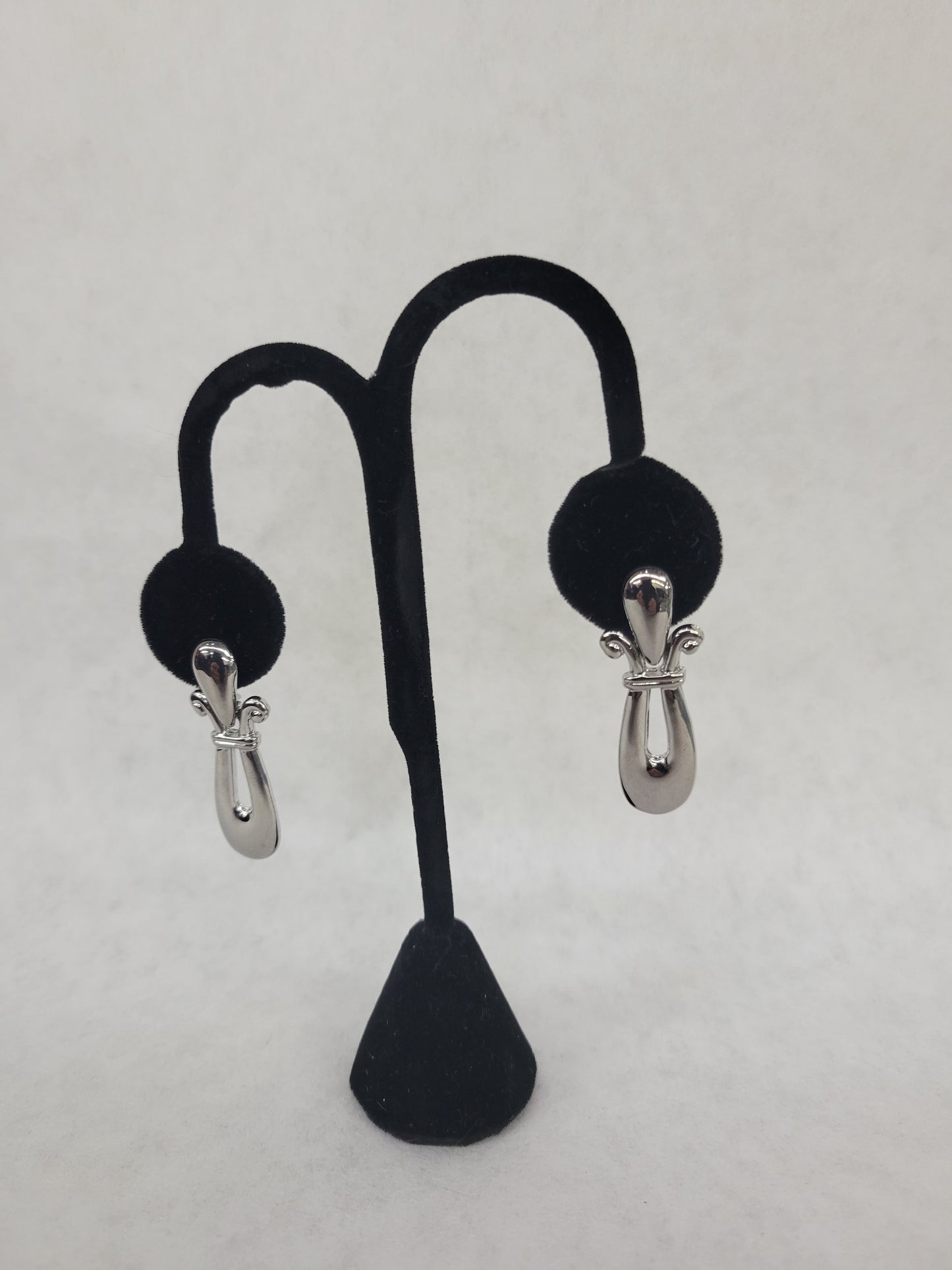 Silver U-shaped Earrings