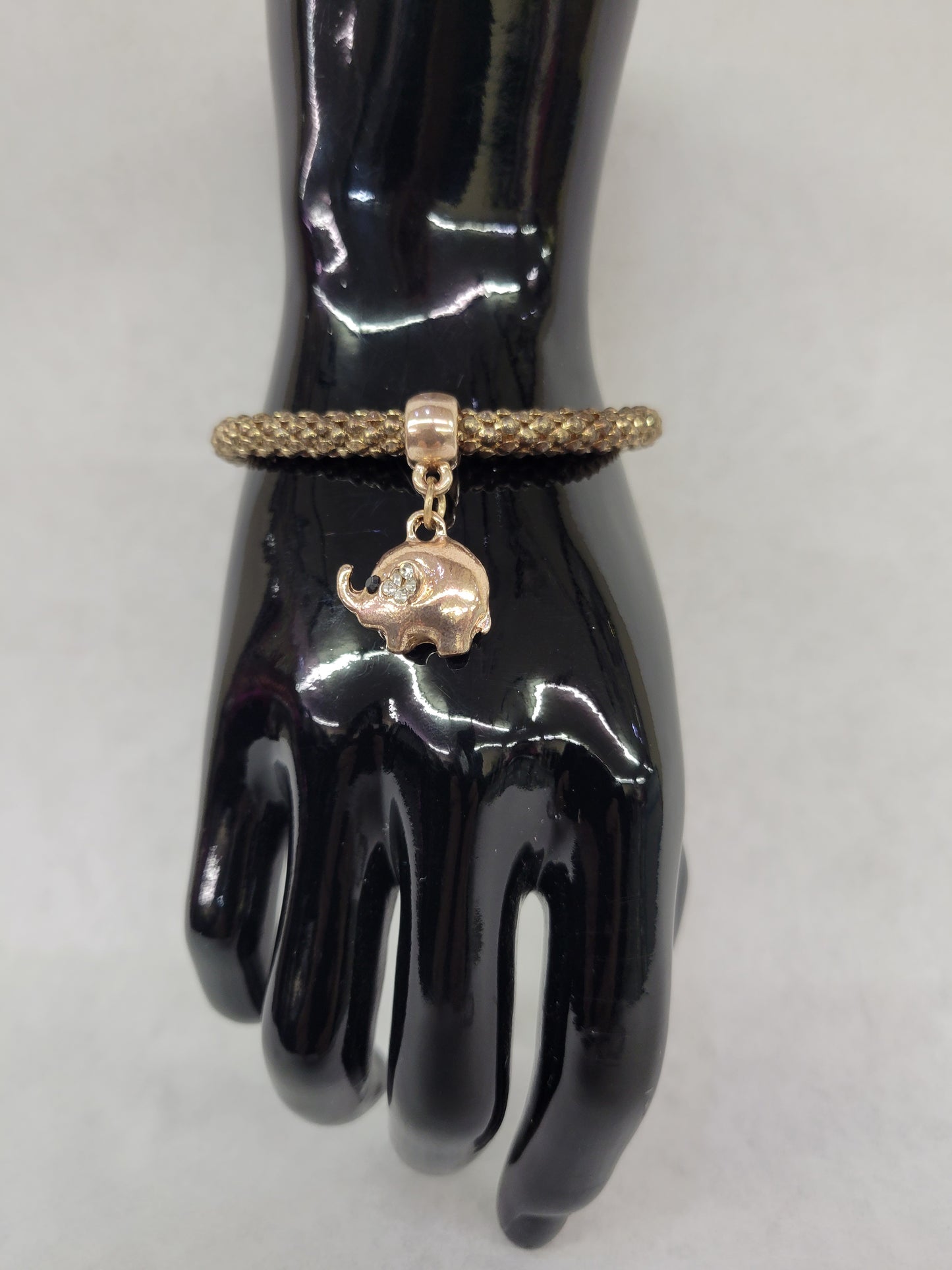 Stretch Bracelet With Elephant Charm