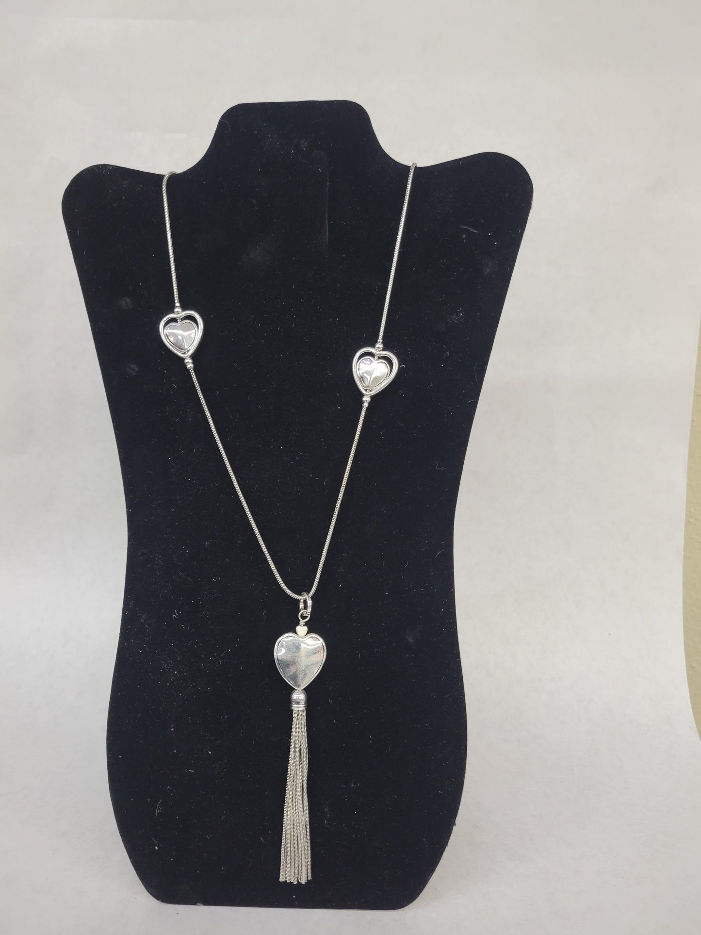 Heart and Tassel Necklace