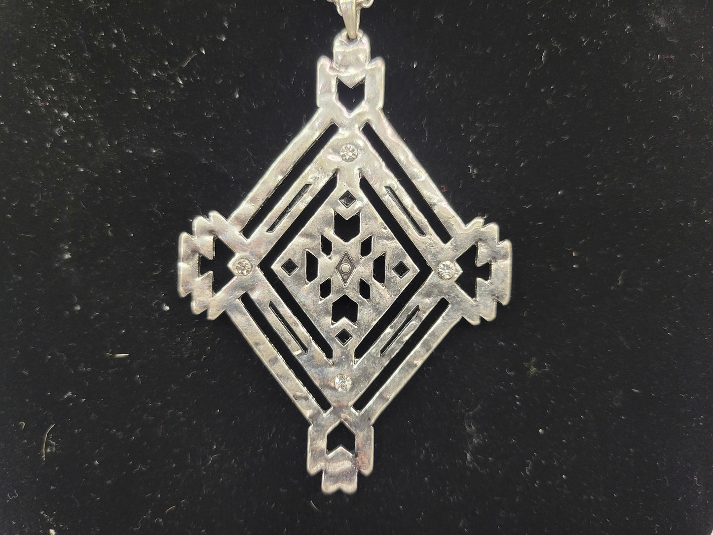 Aztec Style Long Necklace