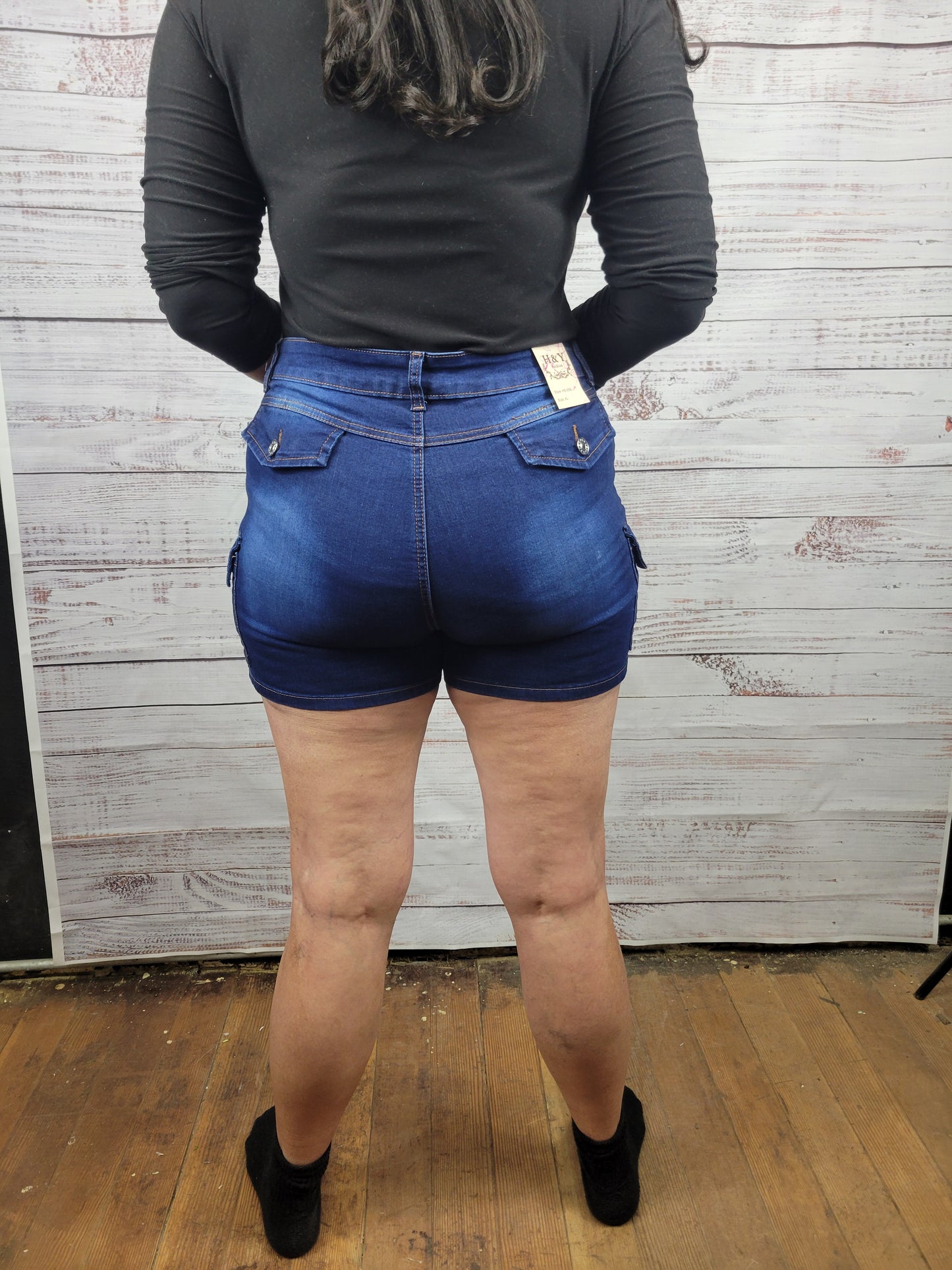 HY Cargo Jean Shorts