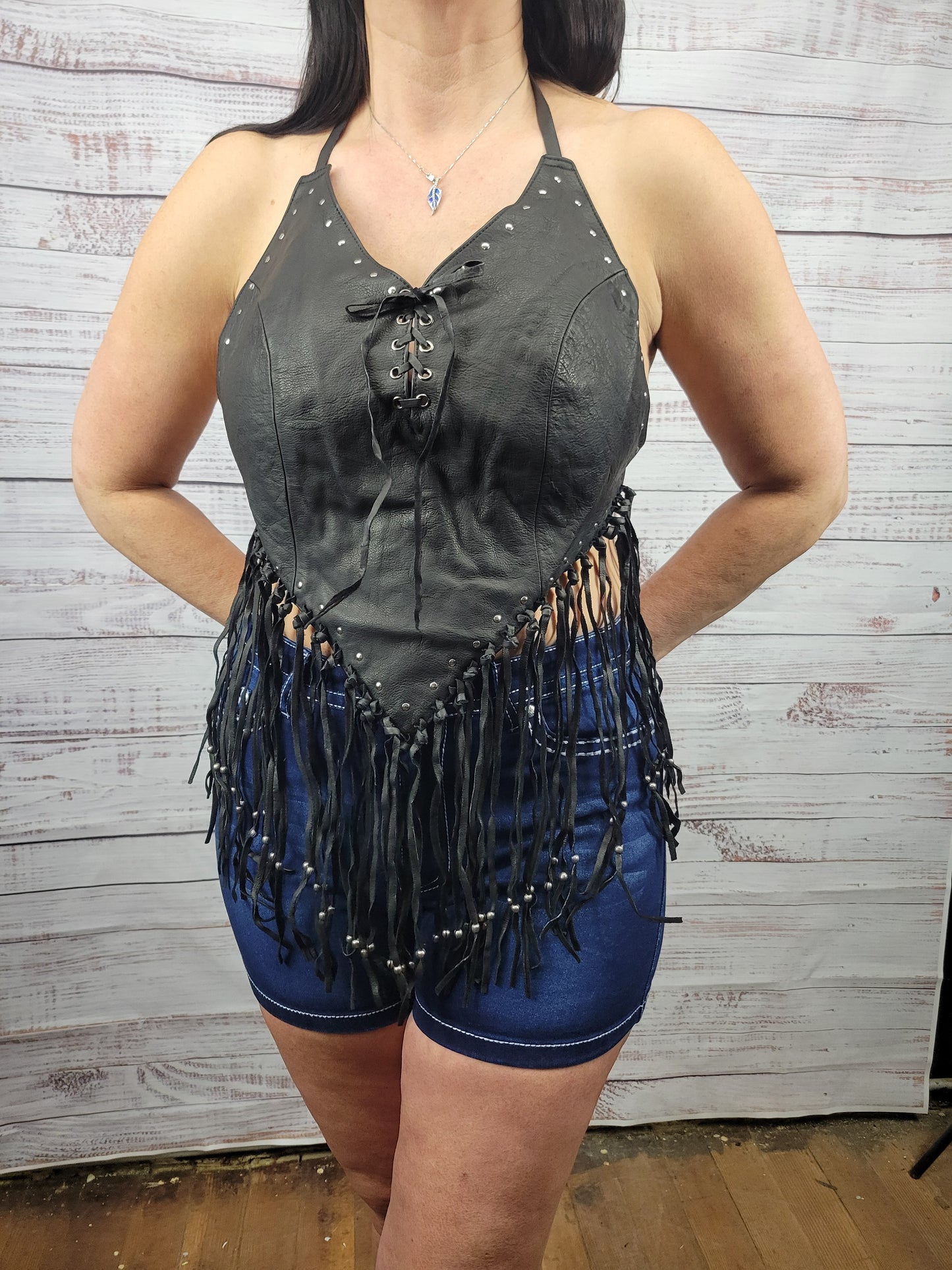 Kobler Halter With Flutted Beads