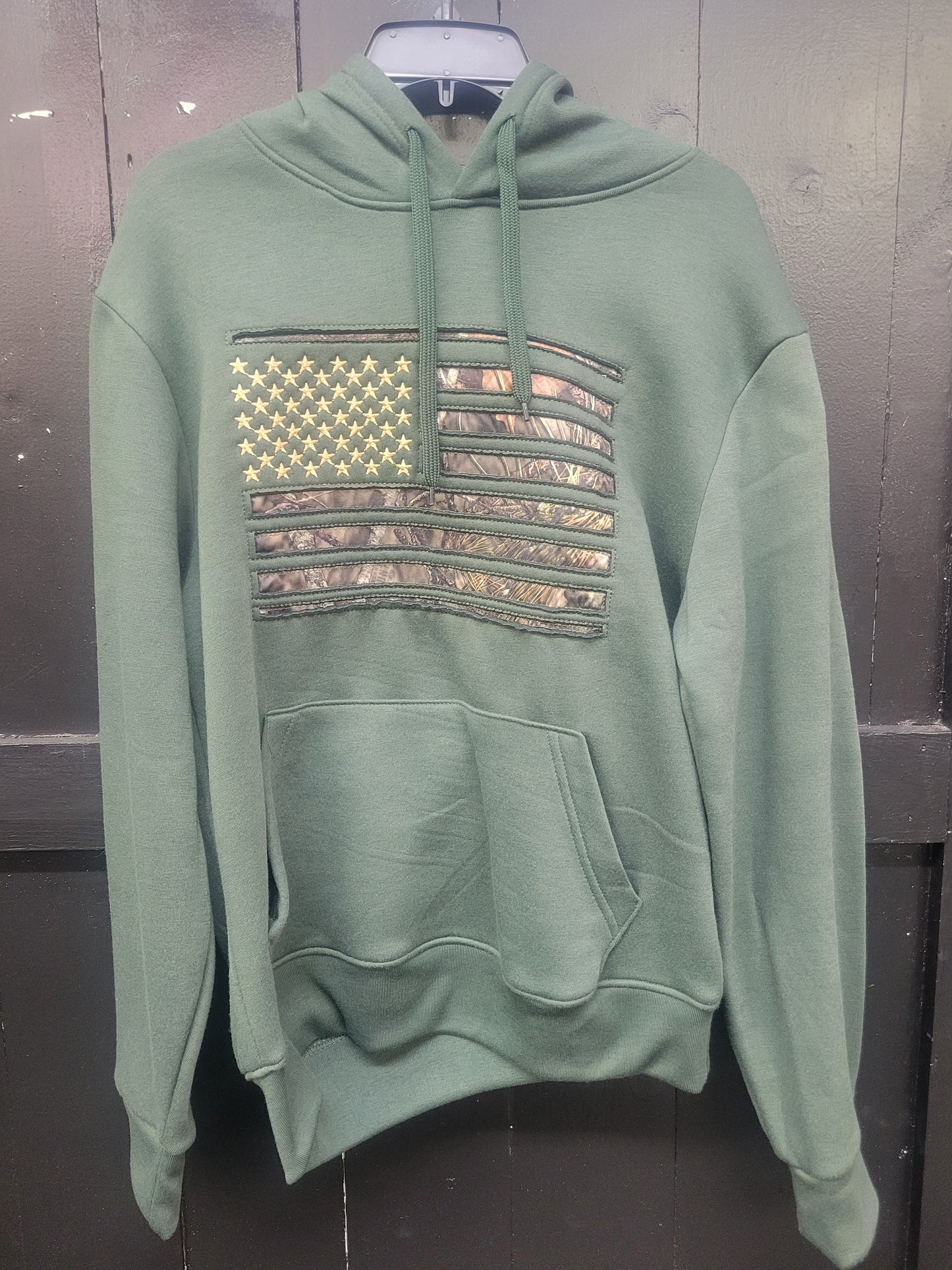 Mossy Oak Unisex Flag Pull-Over Hoodie