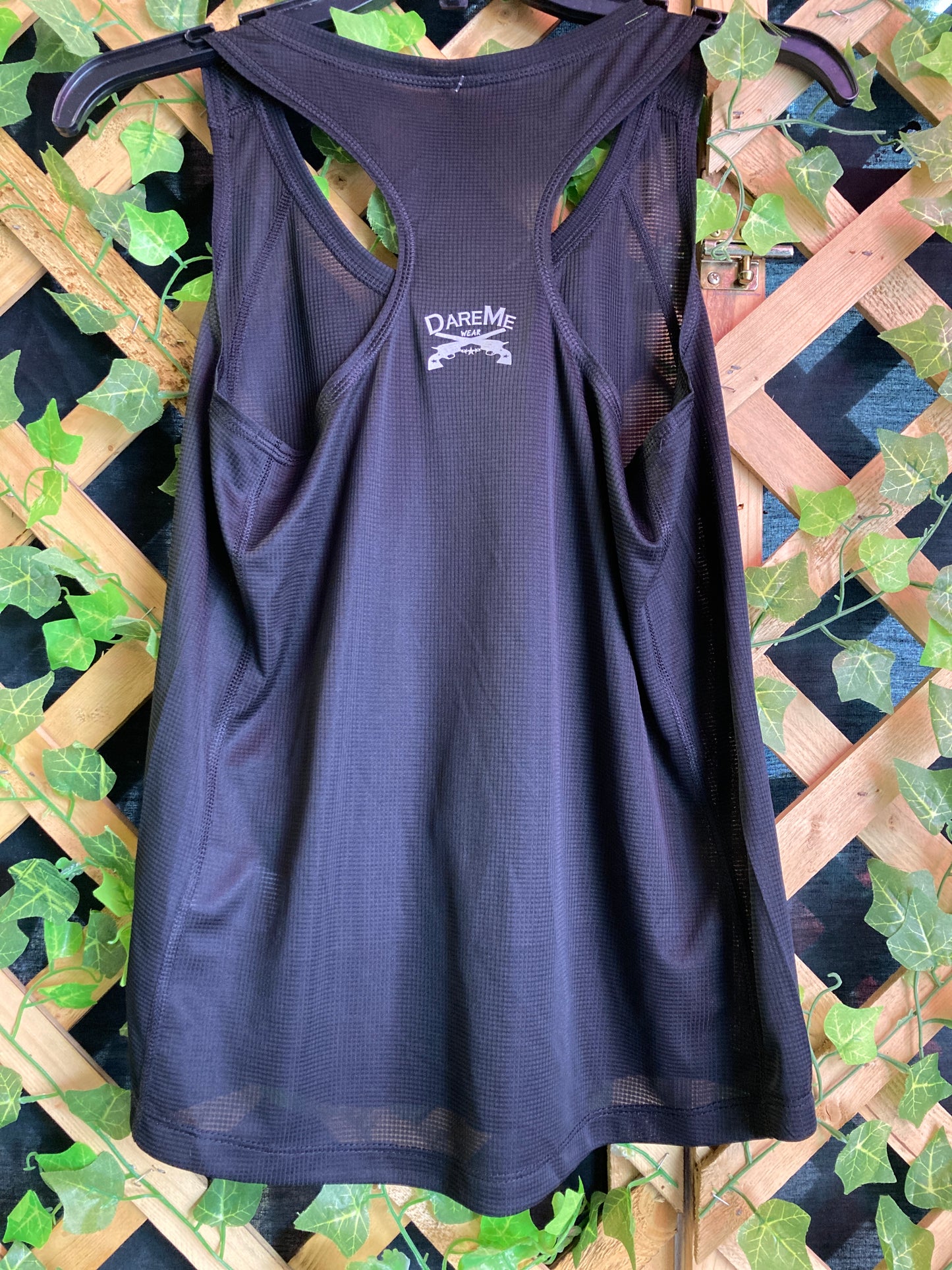 Dare Me Wear Cross Back Tank Top Rhinestone Cross