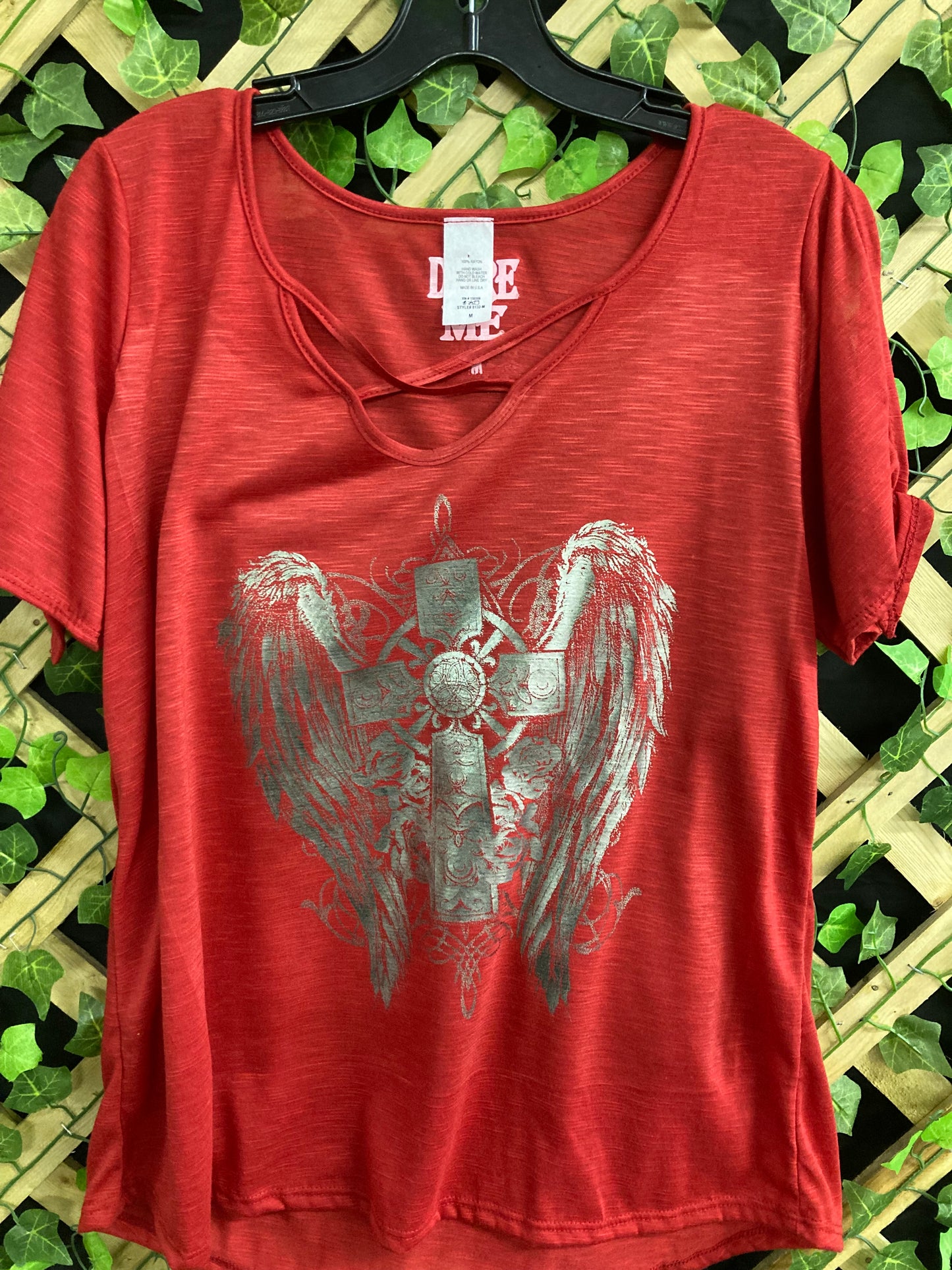 Cross with Angel Wings Shirt