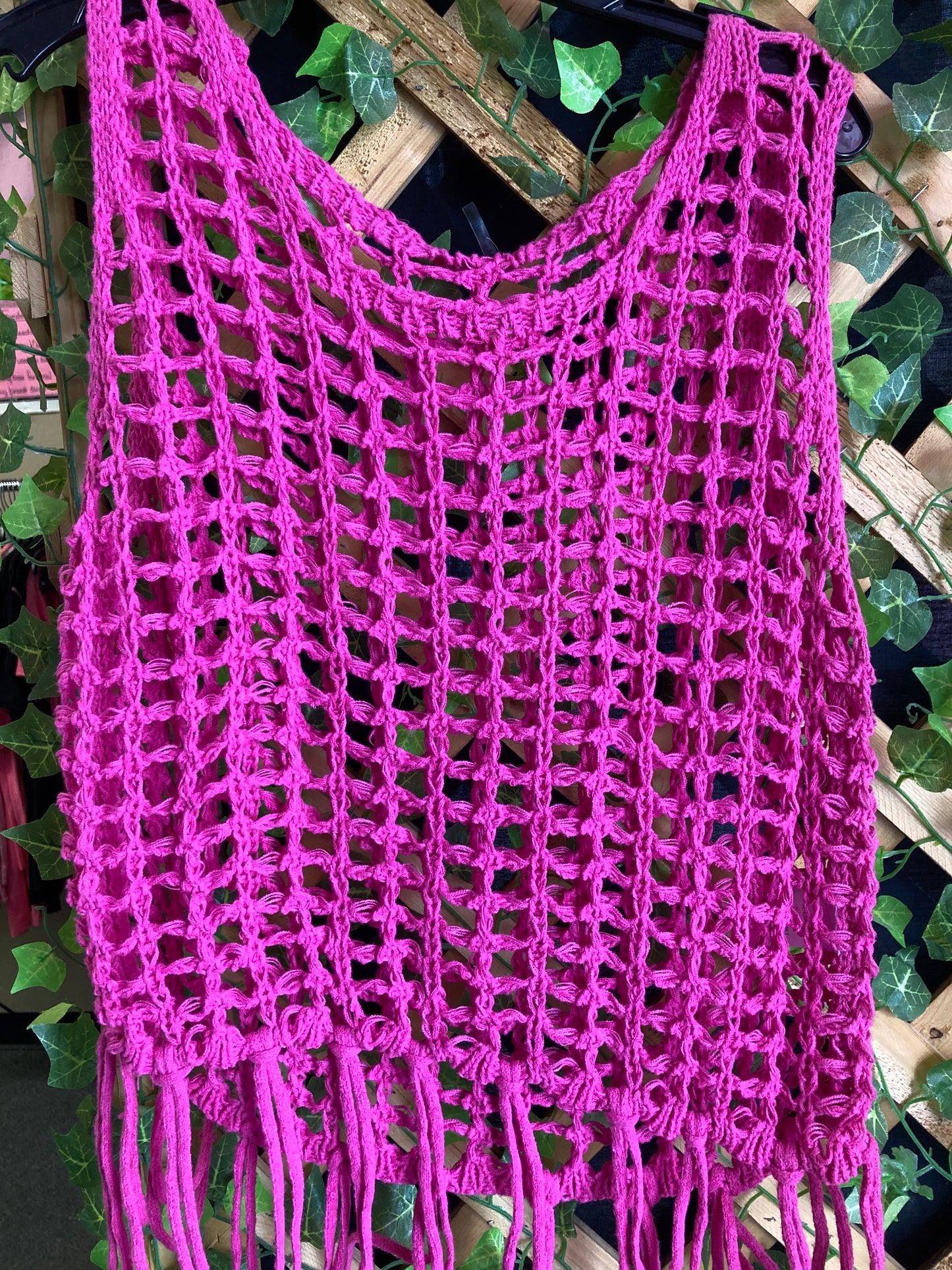 Pink Crotchet Top