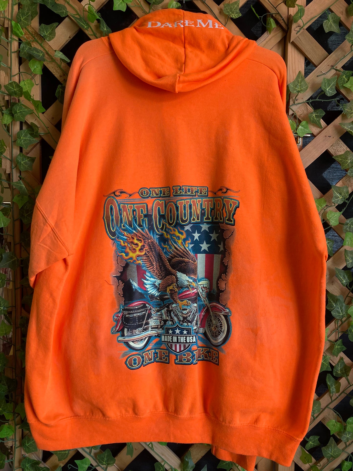 Dare Me Wear “One Life One Country One Bike” Zipper Jacket