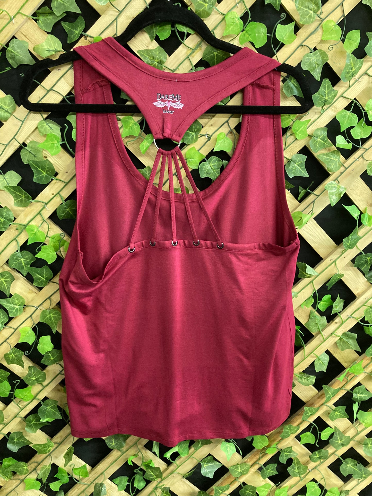 Red Cow Skull Tank Top