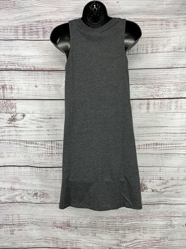 Lagaci Gray Tank Dress With Pockets- Youth
