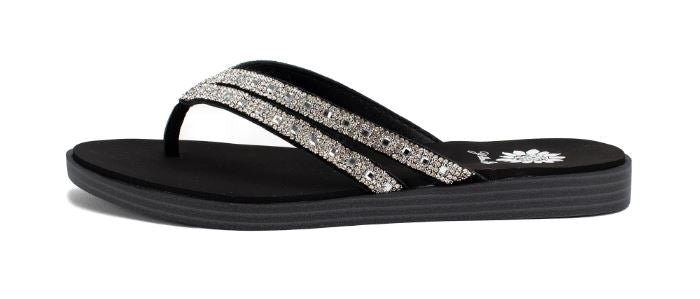 YellowBox Dalia Black Sandals