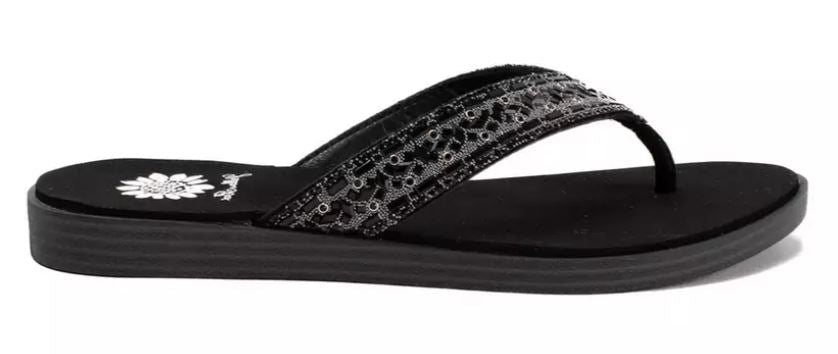 YellowBox Dashna Black Sandal