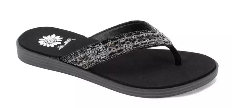 YellowBox Dashna Black Sandal