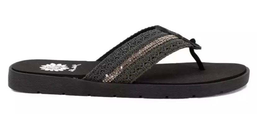 YellowBox Fania Black Sandal