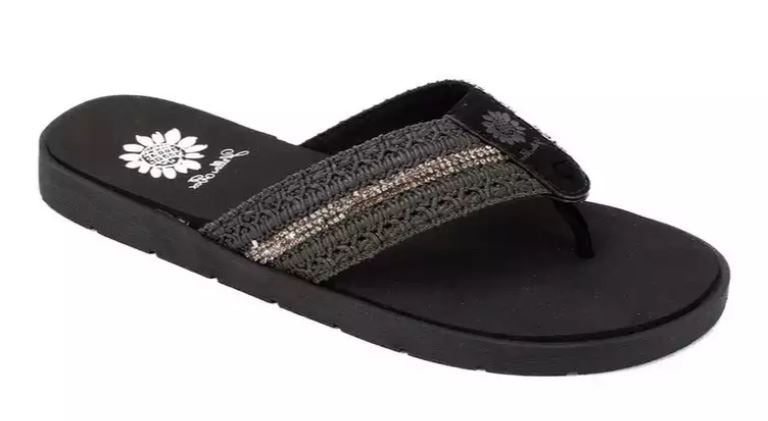 YellowBox Fania Black Sandal