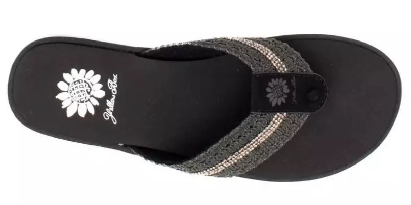 YellowBox Fania Black Sandal