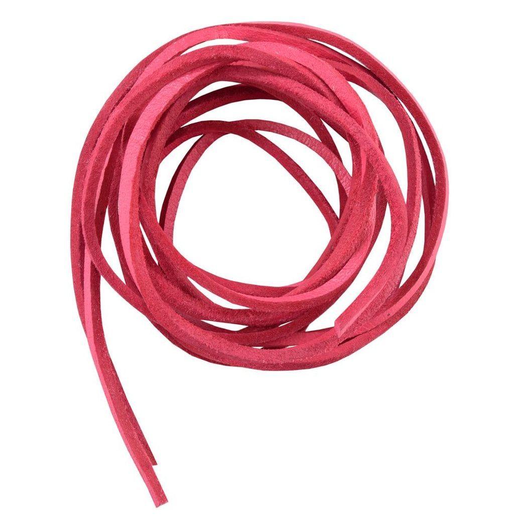 Pink Leather Vest Laces