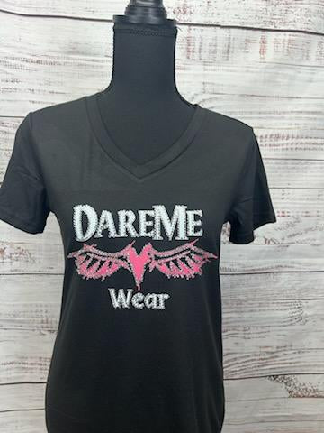 DareMe Wear Brand Rhinestone T-Shirt