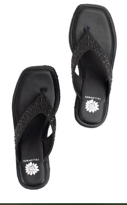 YellowBox Telvi Black Sandals