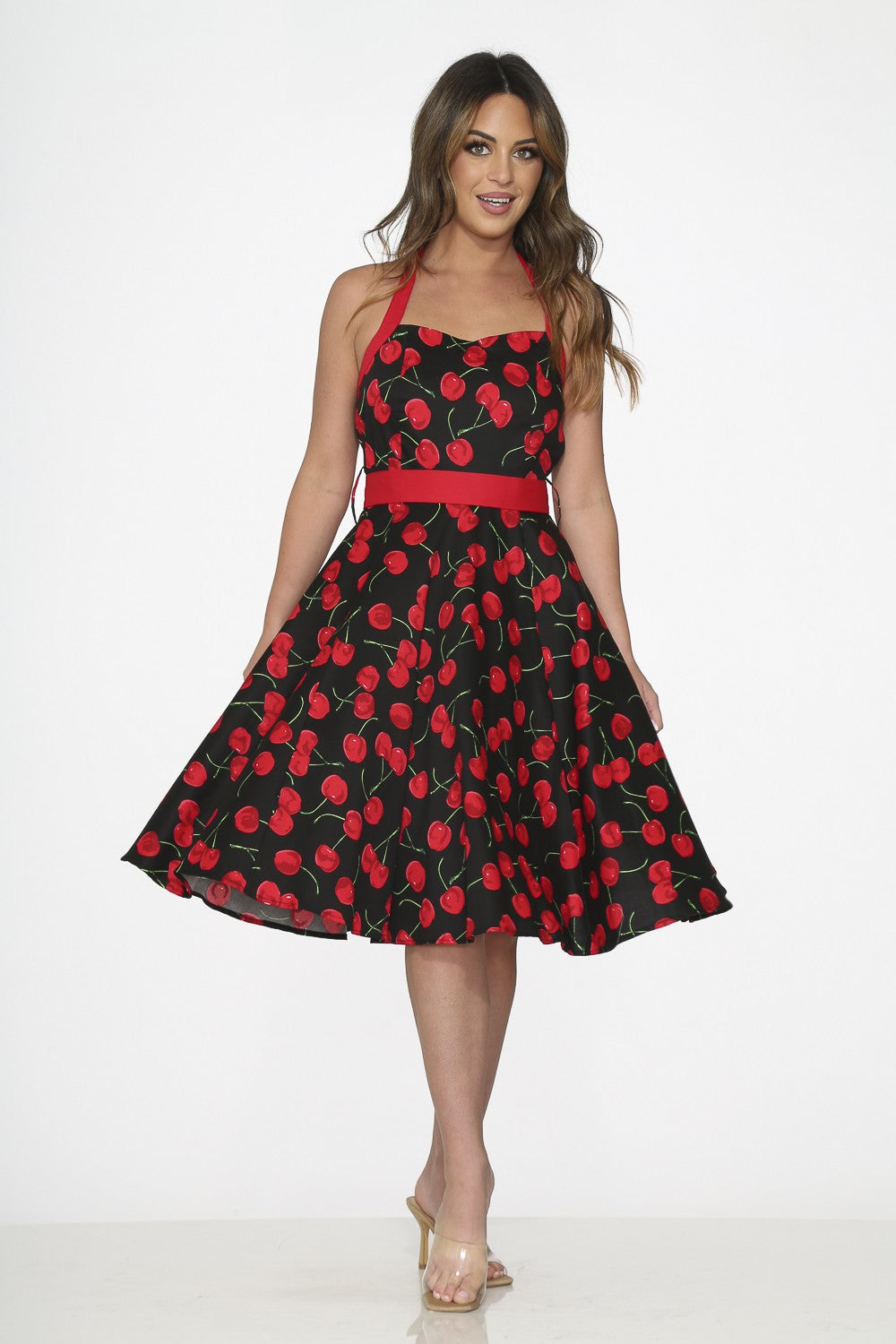 Cherries Jubilee Swing Dress