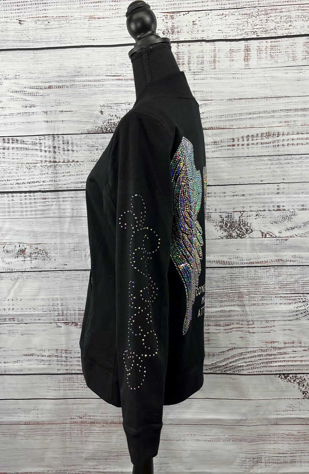 Angel Wing Hoodless Athletic Jacket