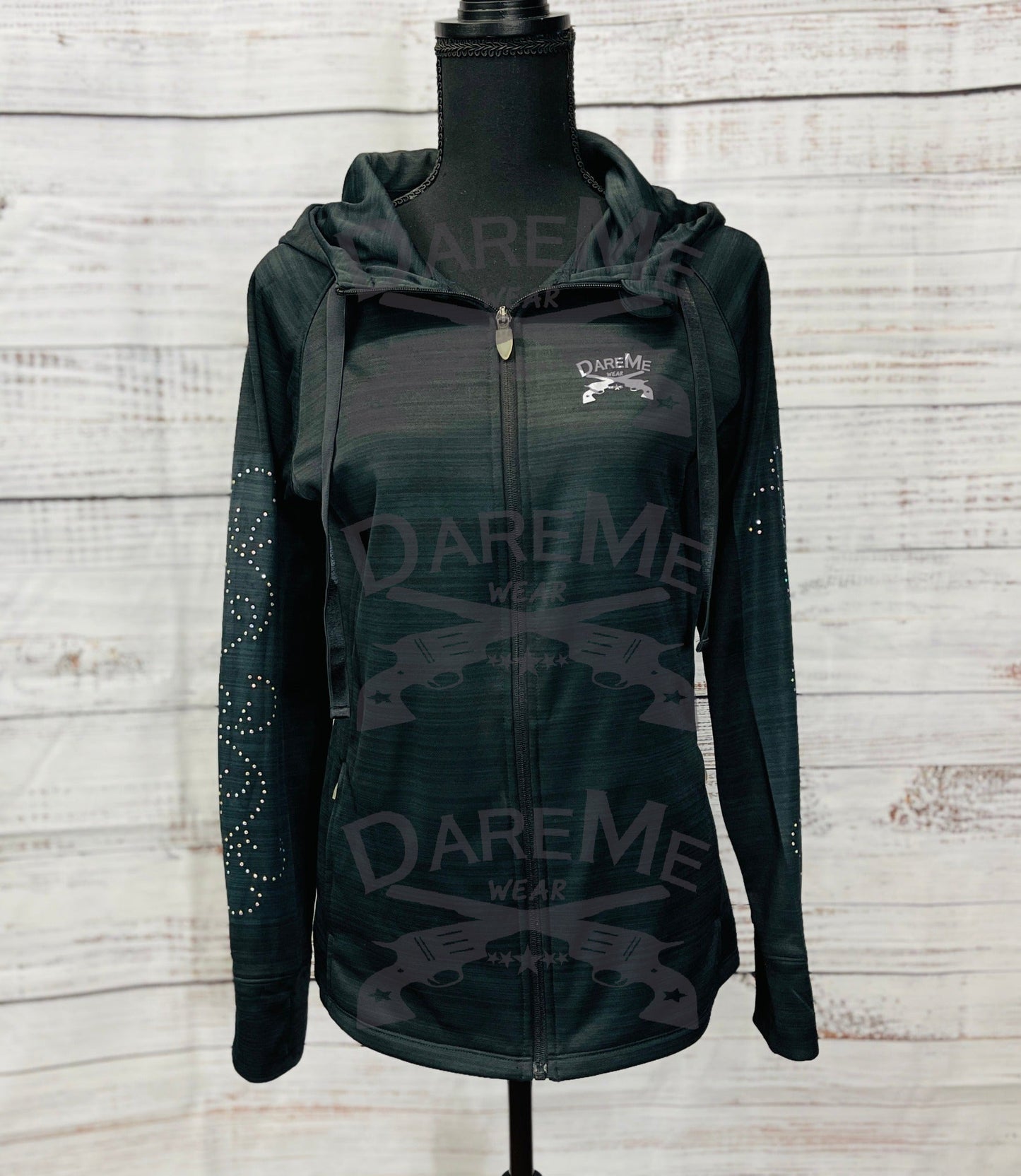 Angel Wing Rhinestone Athletic Jacket