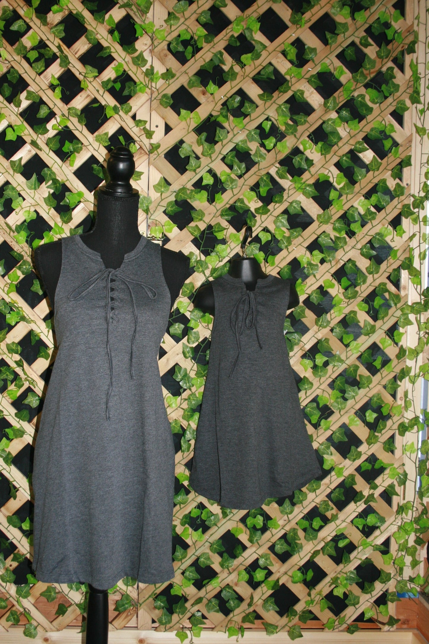 Mommy and Me Sleeveless T-Shirt Dress