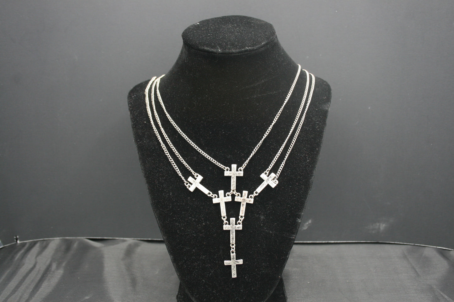 Cross Bib Necklace
