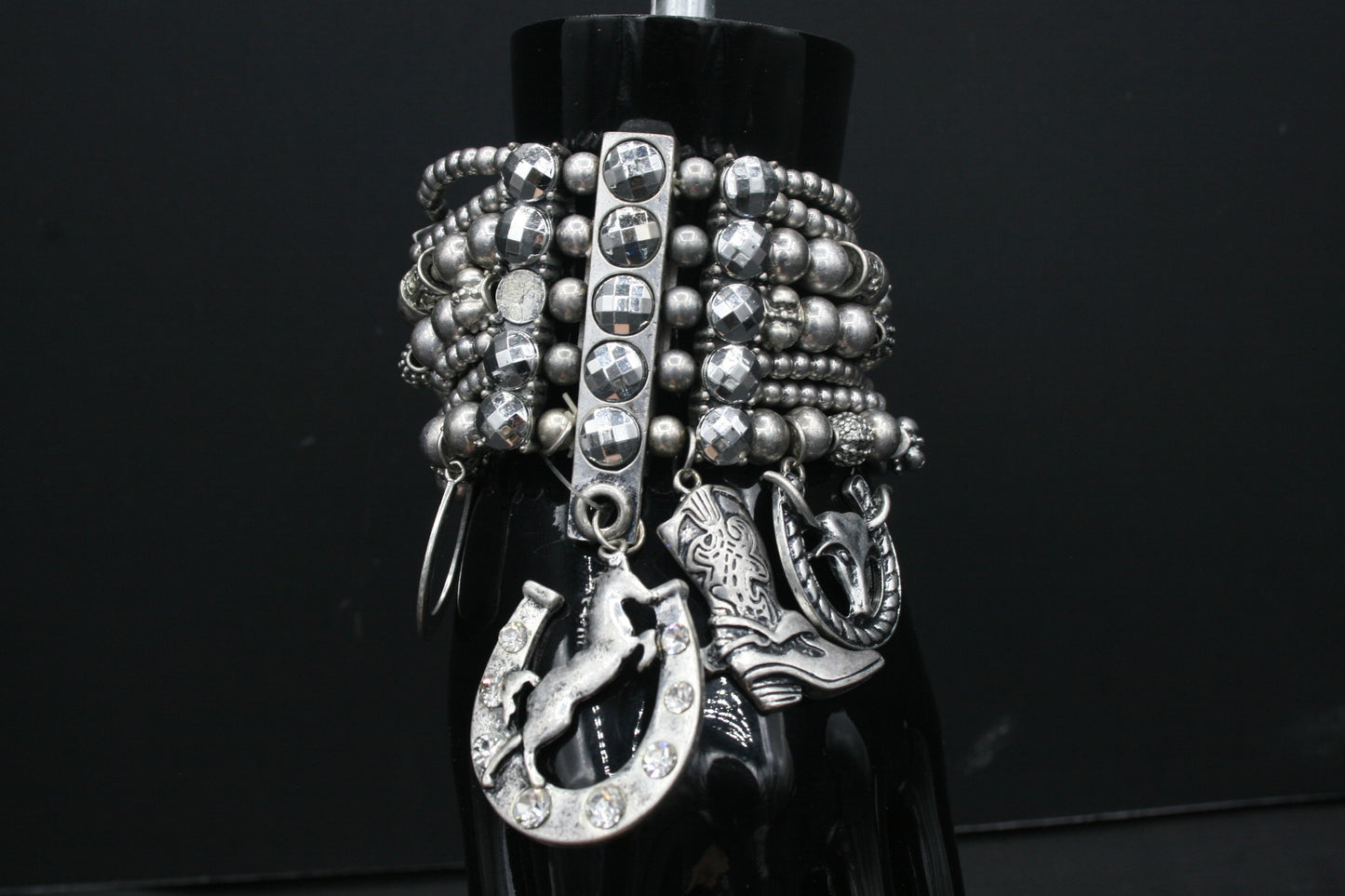 Beaded Western Stretch Bracelet