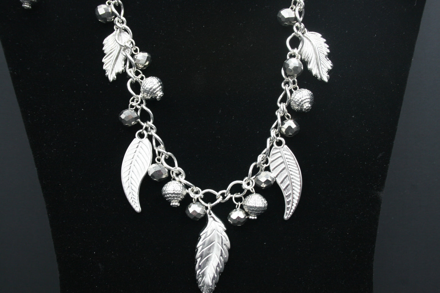Feather Charm Jewelry Set