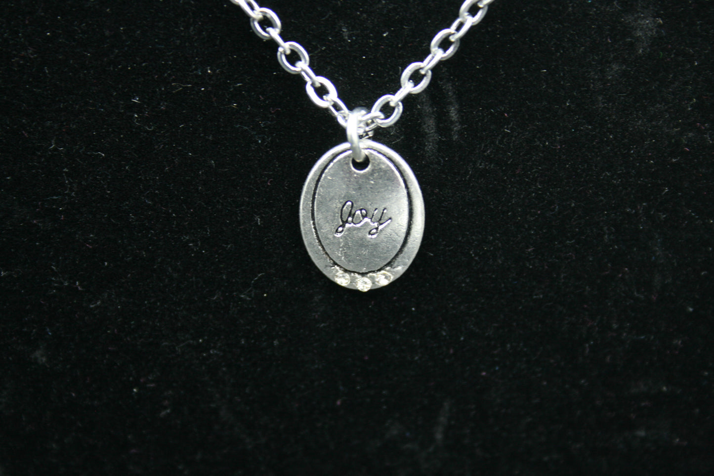 Believe Joy Peace Necklace