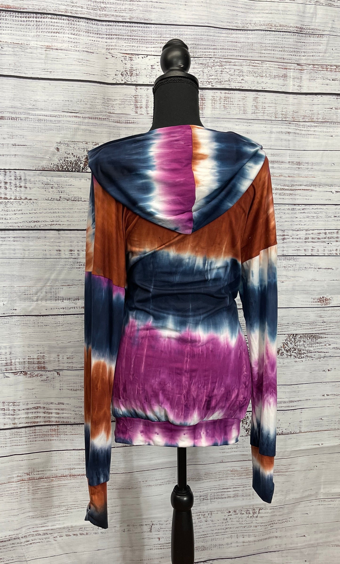 Tie Dye Light Weight Hooded Tunic