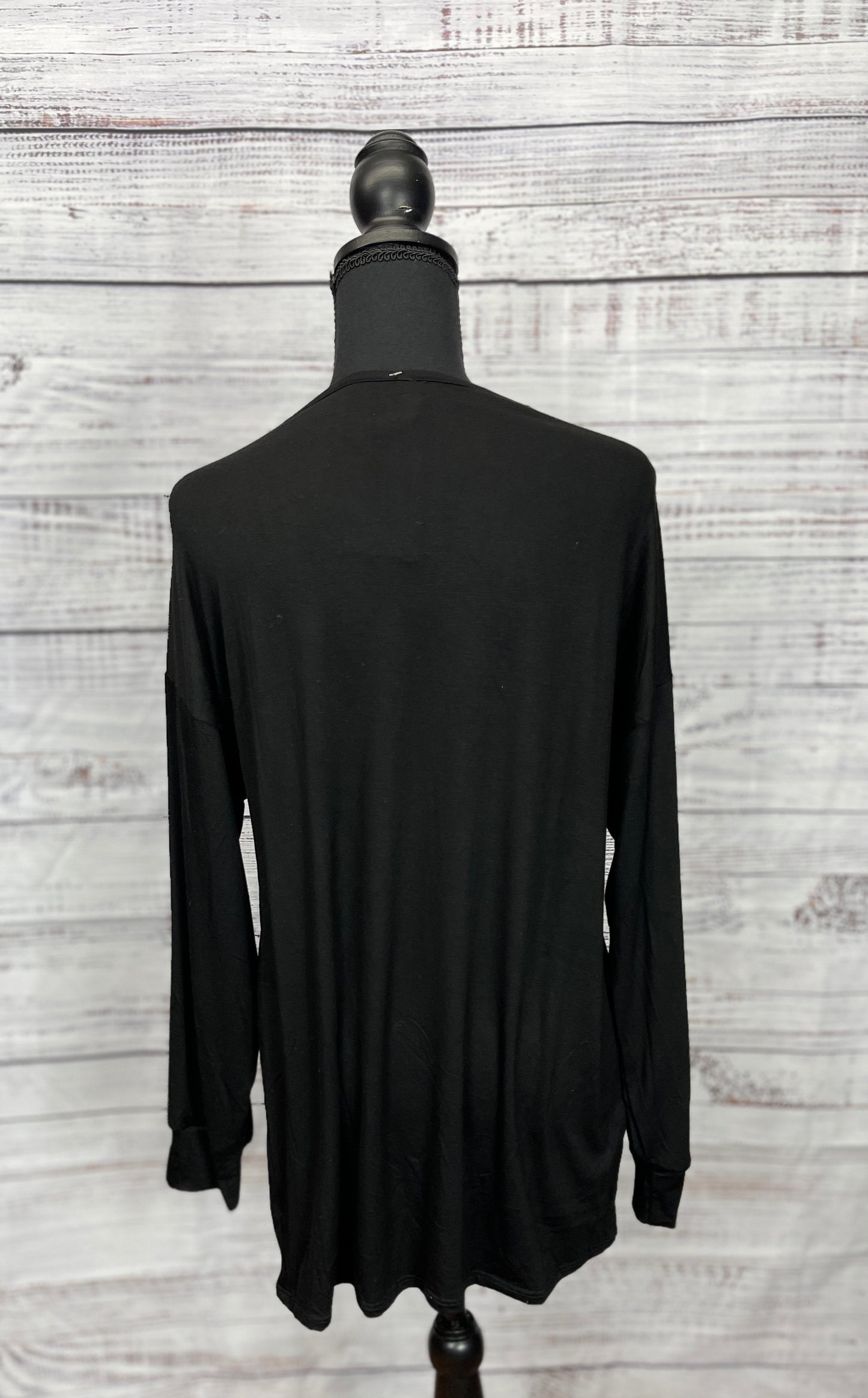 Leopard Print  Criss Crossed V-Neck Tunic Top