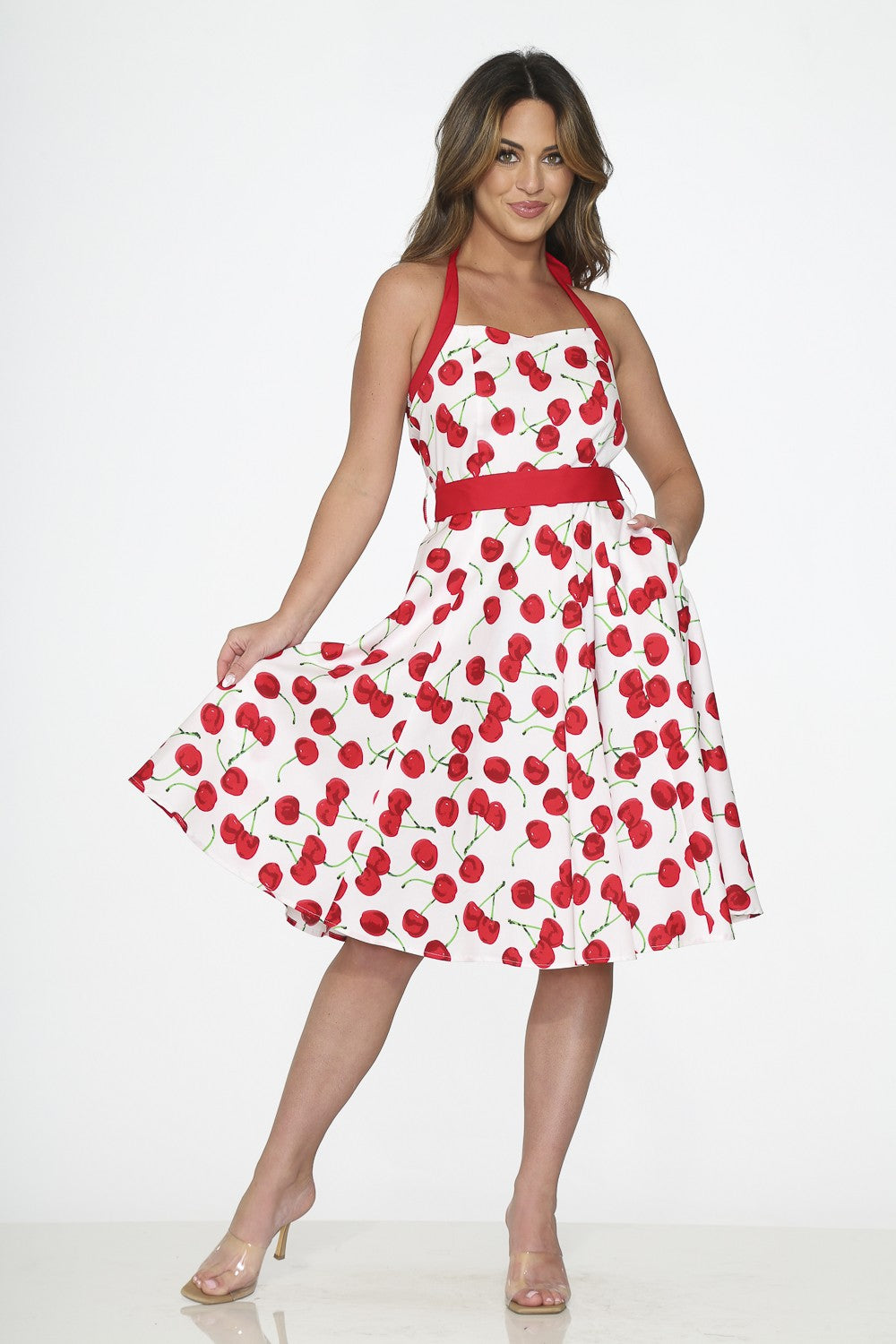 Cherries Jubilee Swing Dress