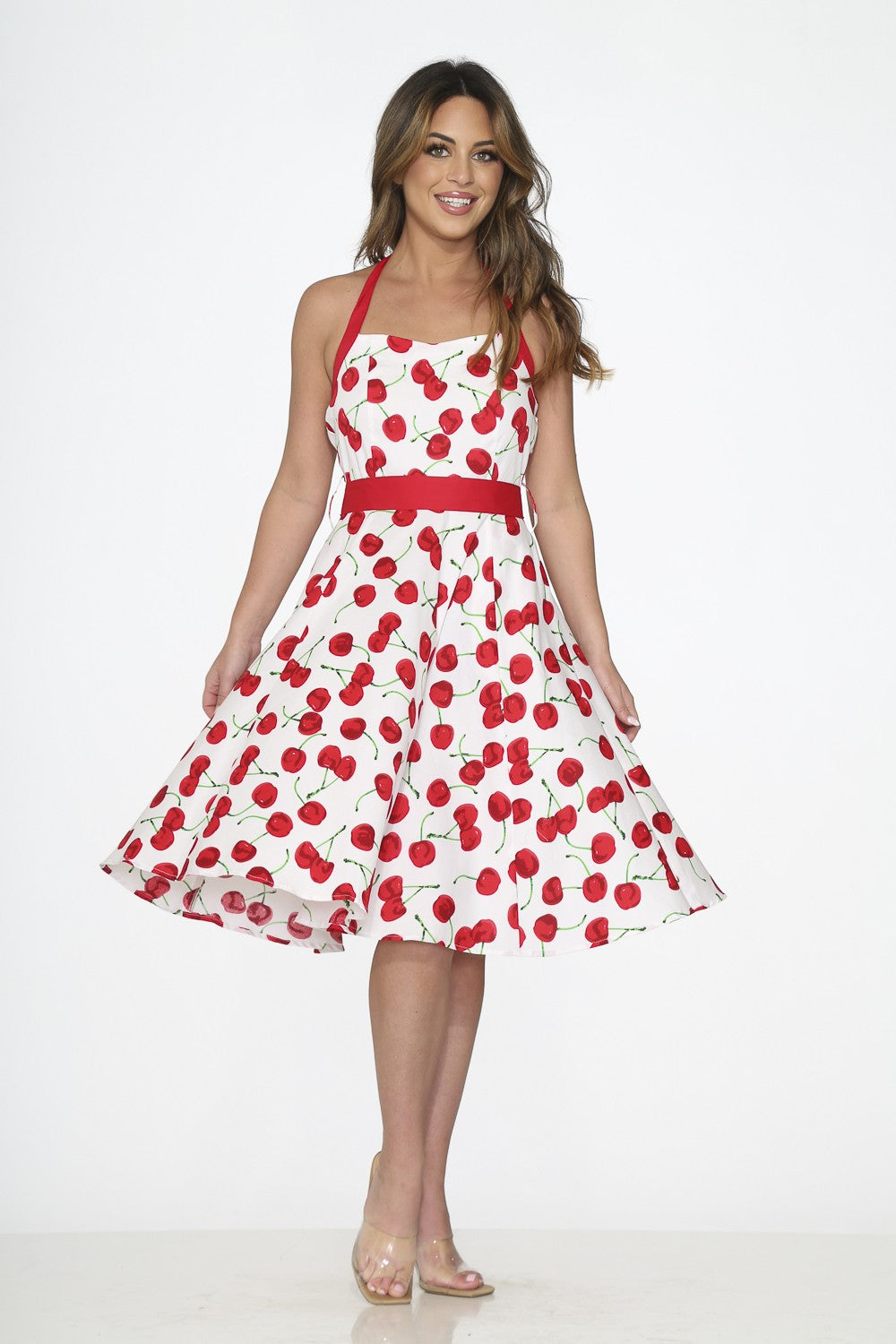 Cherries Jubilee Swing Dress