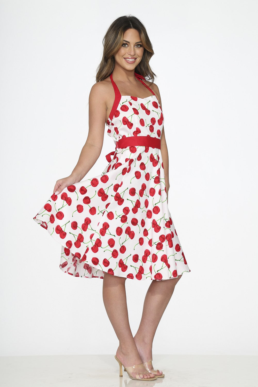 Cherries Jubilee Swing Dress