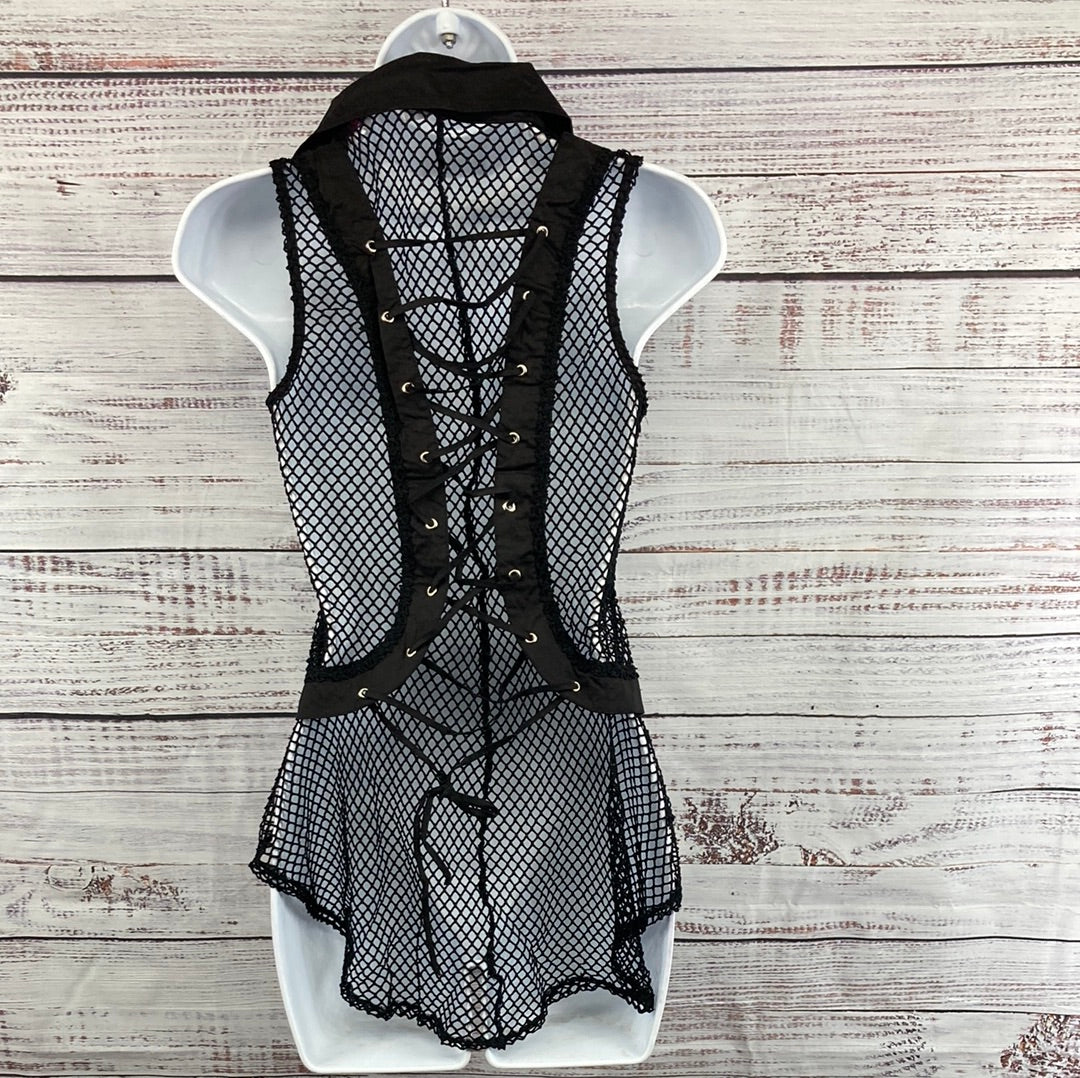 Lydia Mesh Corset Sleeveless Top