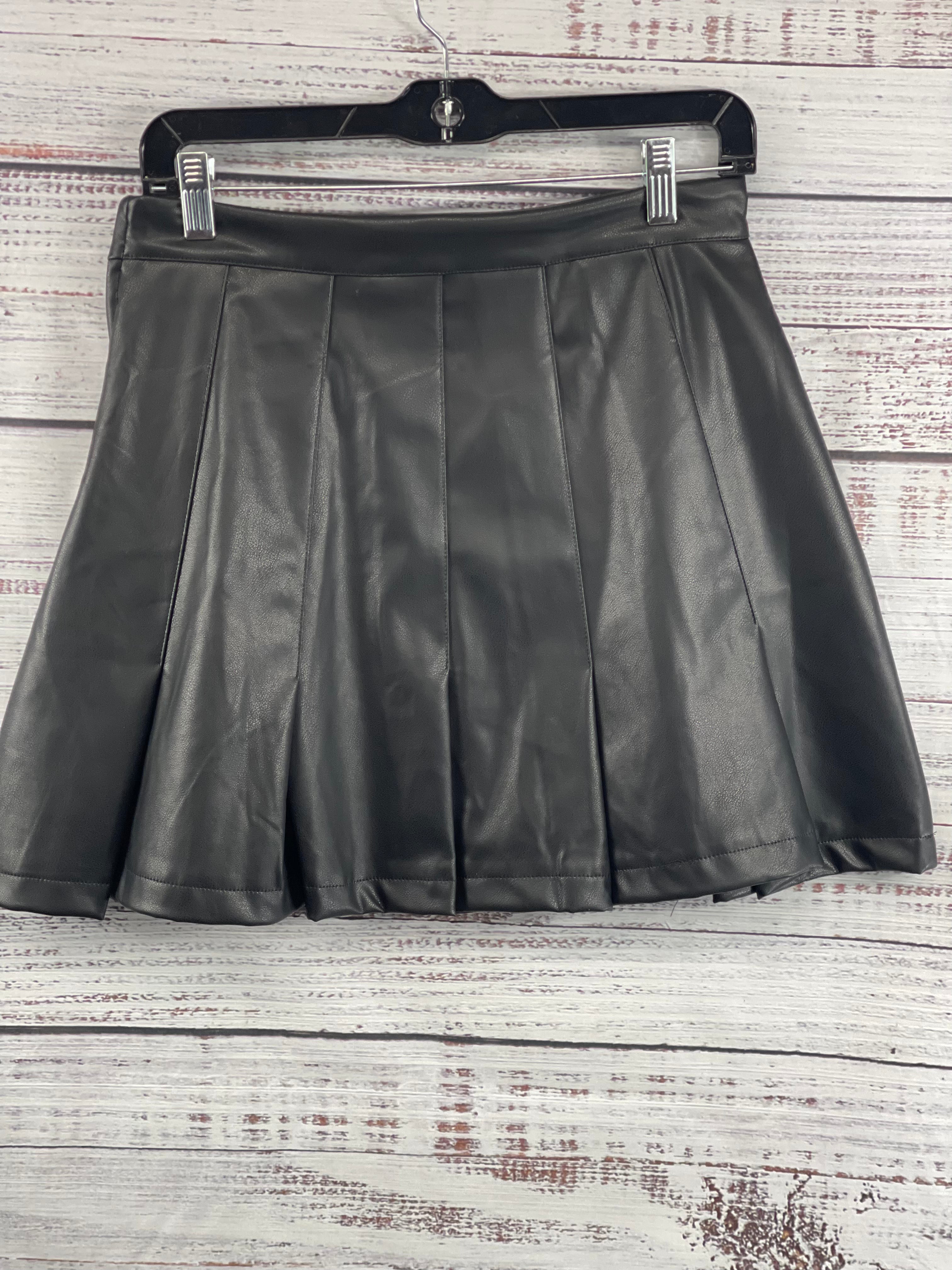 Leather tennis skirt sales pleated
