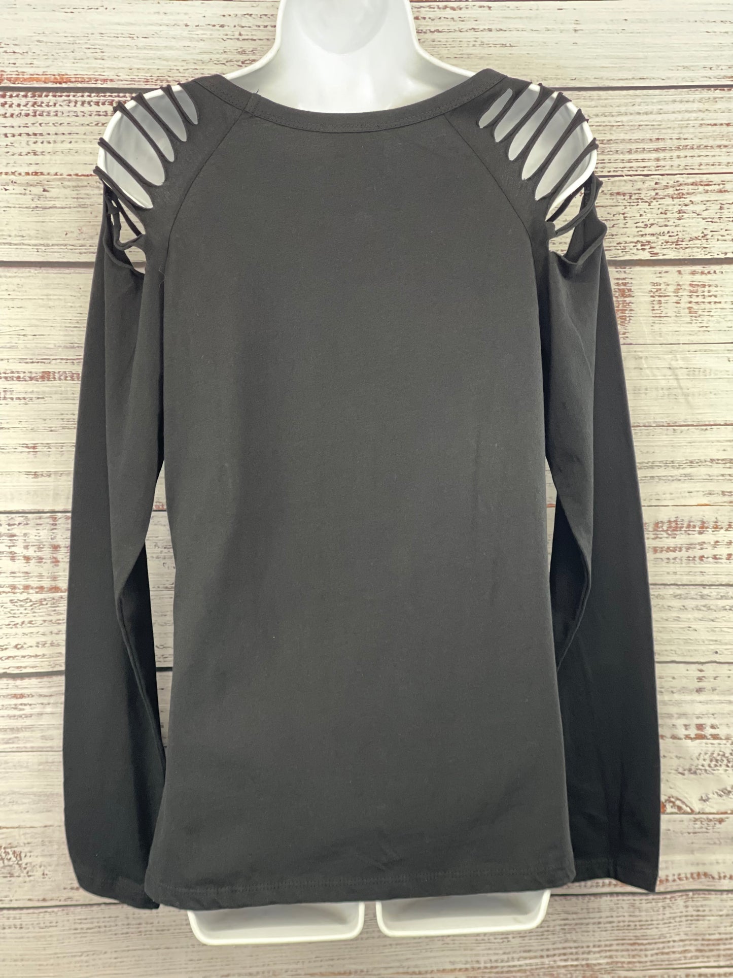 Vocal Free Spirit Cold Shoulder Long Sleeve Top