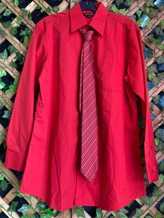 Tuscany Uomo Men Dress Shirts with Ties