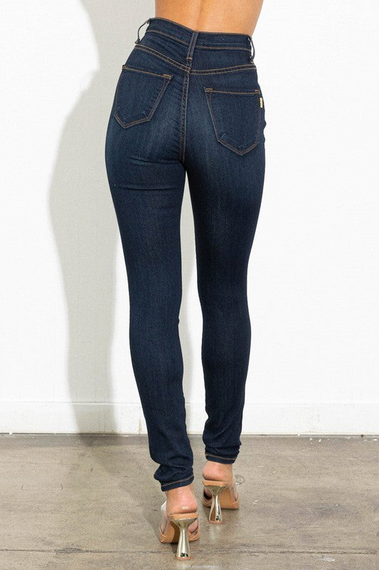 High Waisted Classic Skinny Jeans