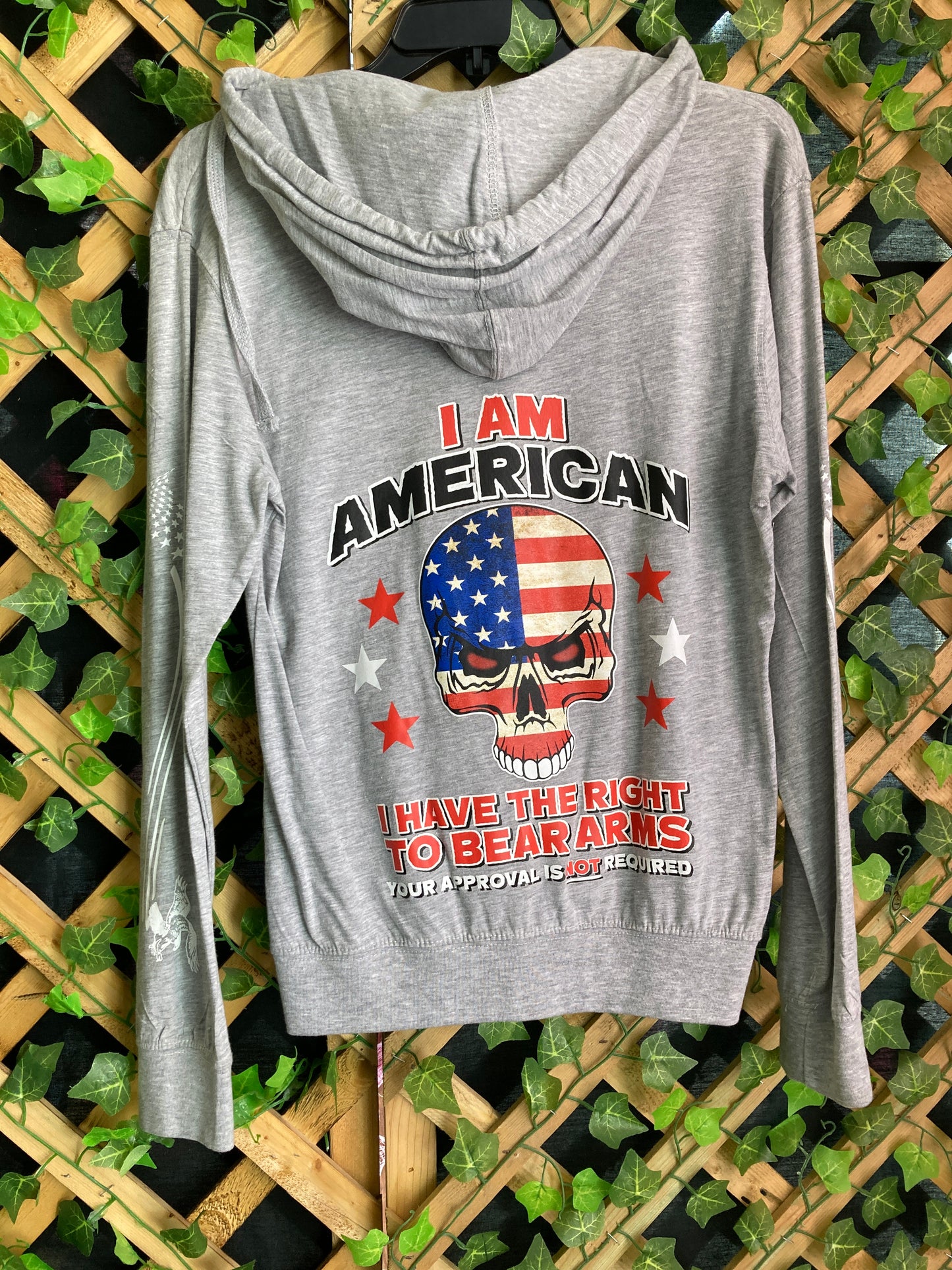 Dare Me Wear "I Am American" Zip Up Hoodies