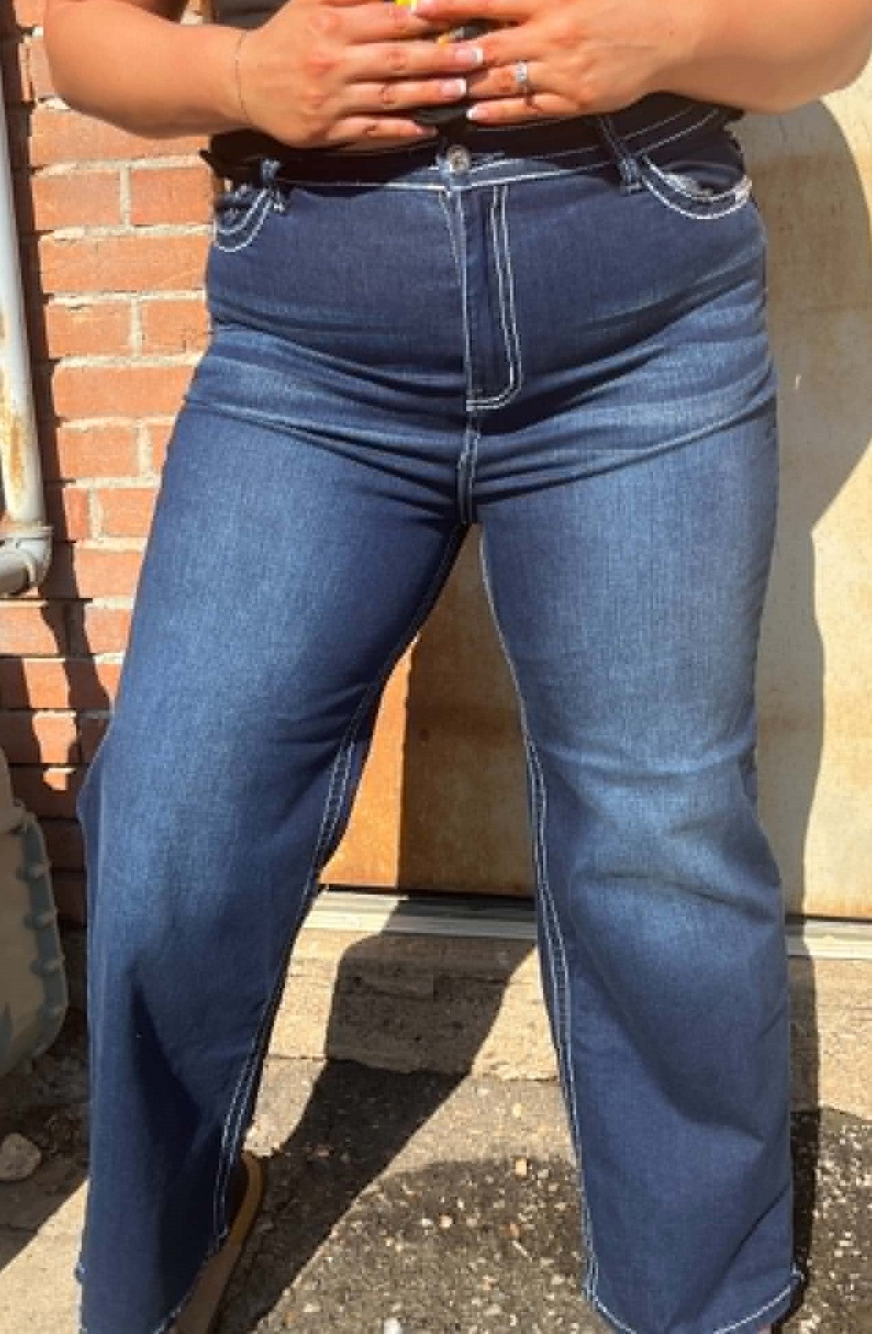 Untamed Butterfly Wide Leg Jeans