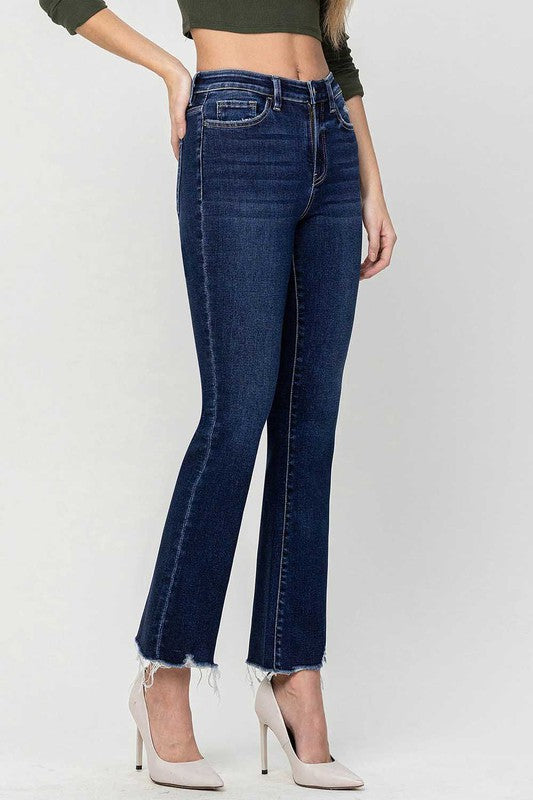 High Rise Ankle Bootcut Jeans