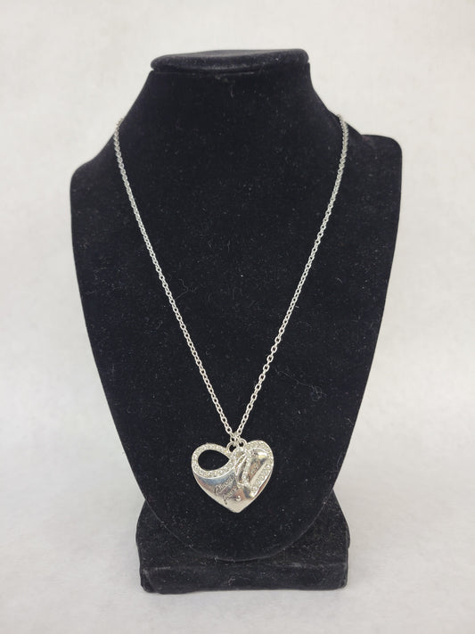 "Always on my mind, Forever in my heart" Necklace