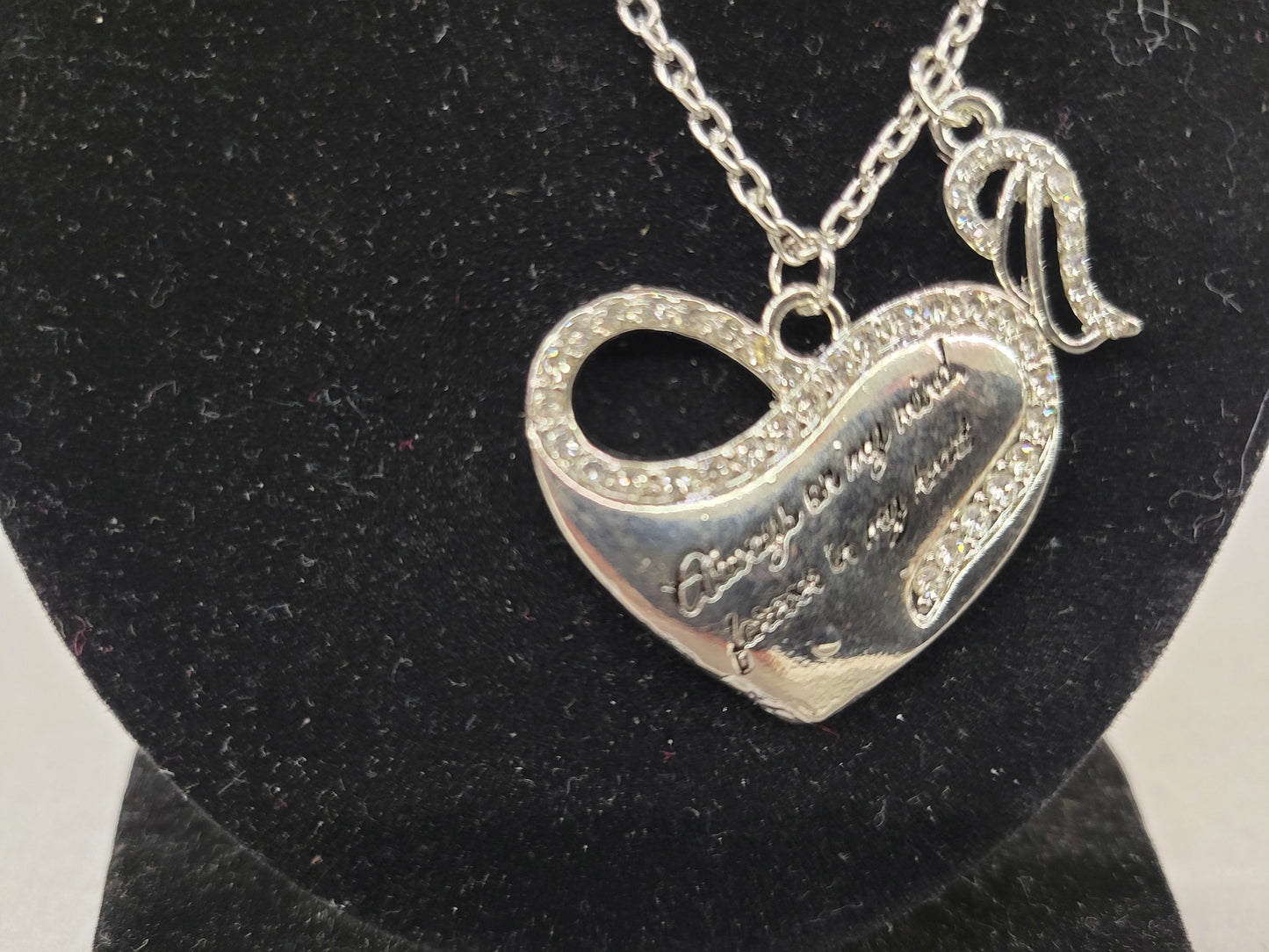 "Always on my mind, Forever in my heart" Necklace